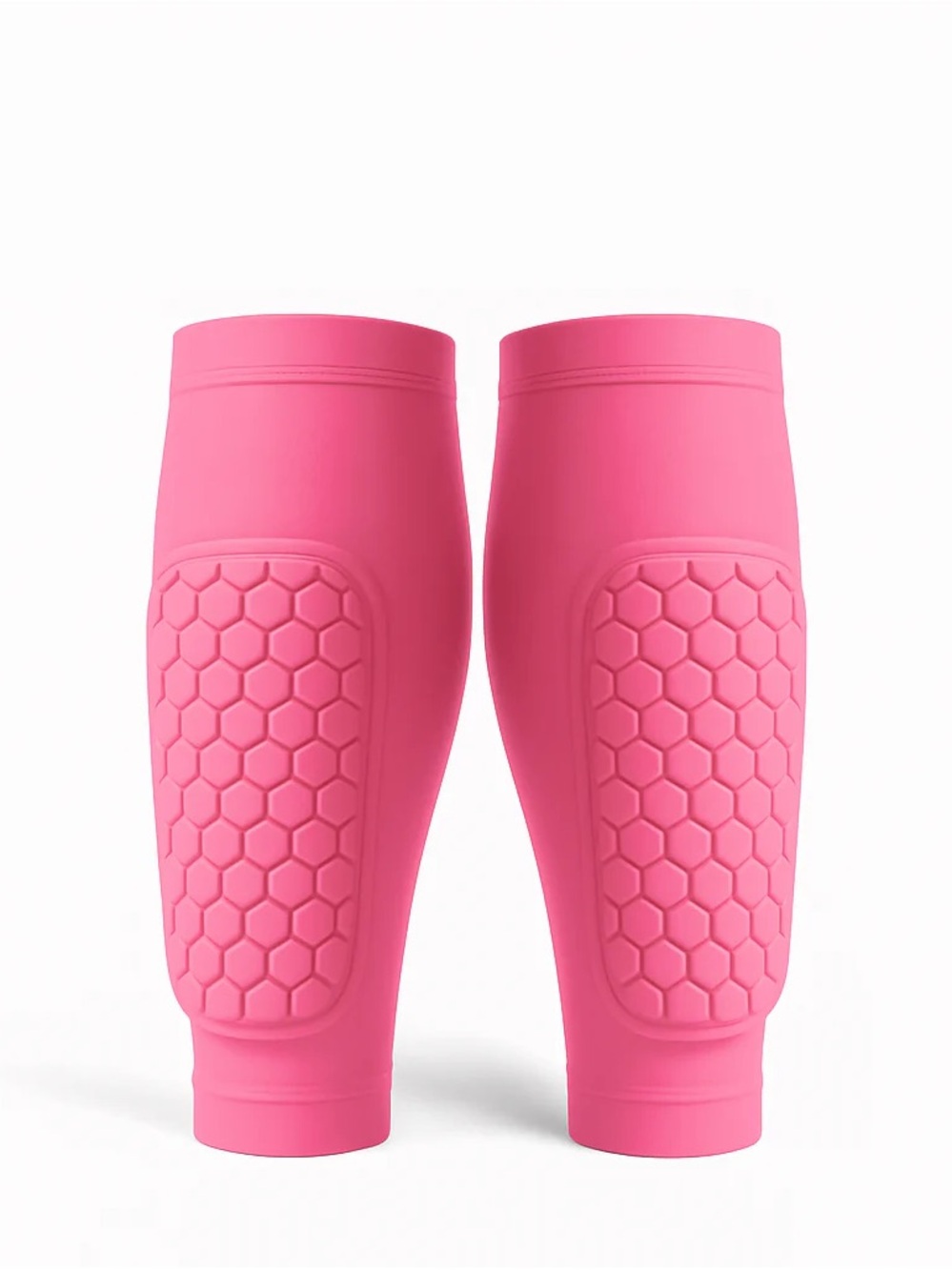 Pink Padded Calf Sleeves - Protective Sports Compression